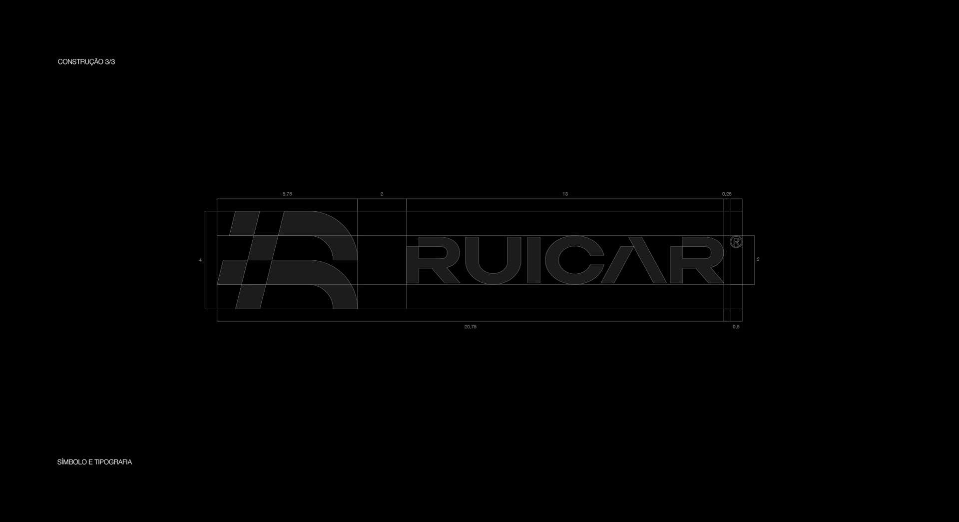 汽车,视觉识别,VI . 巴西Ruicar豪华汽车店品牌视觉识别设计