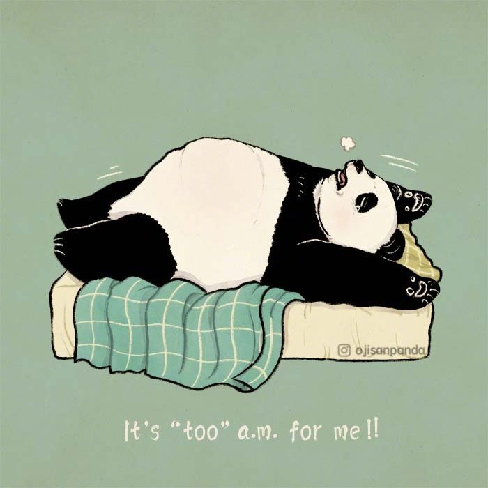 新加坡,画师,xiaobaosg,有趣,熊猫,插画 . 新加坡插画师 xiaobaosg 的有趣熊猫插画
