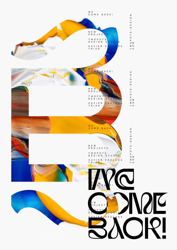 海报设计 . 西班牙设计师 Xavier Esclusa Trias的极简风格文字海报设计