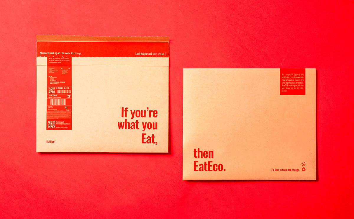 食品,品牌视觉设计 ,VI . 韩国Hanwha EatEco食品品牌视觉设计 