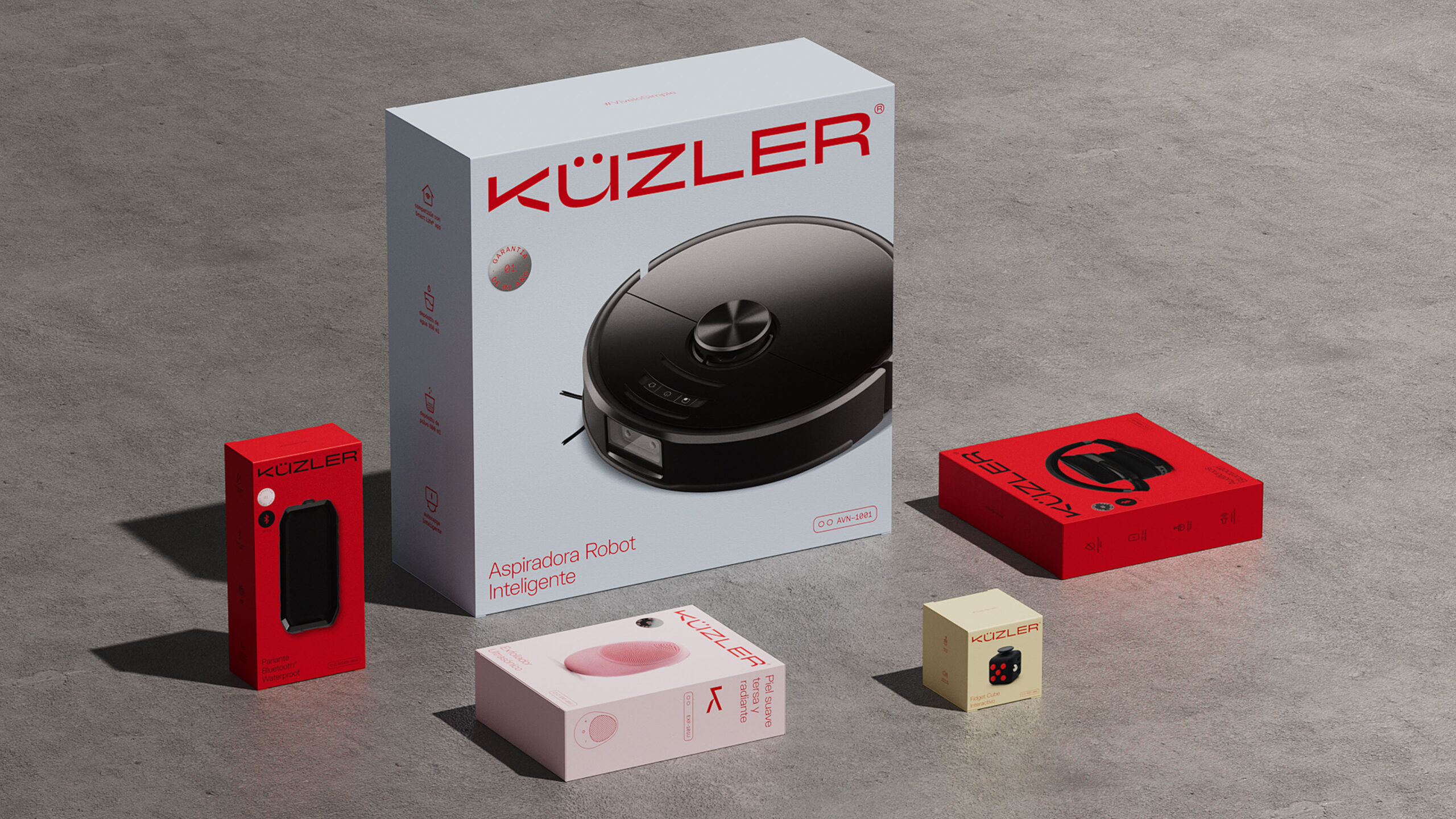 KZLER数码产品视觉形象设计 . KZLER数码产品品牌视觉形象设计