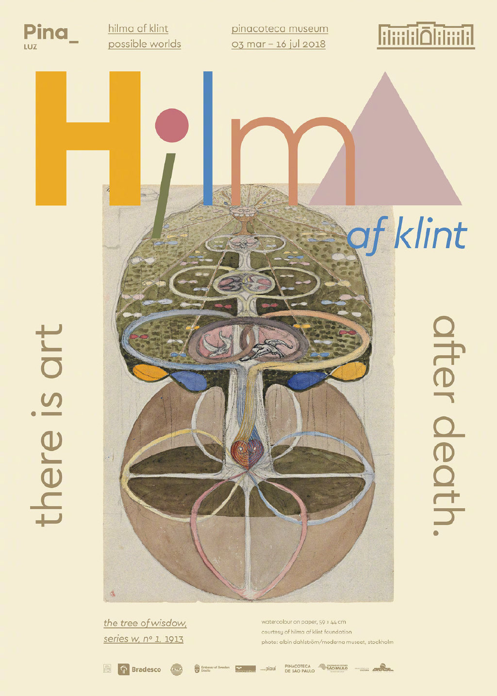 瑞典,设计师,Hilma,Klint,海报设计 . 瑞典设计师 Hilma af Klint的海报设计