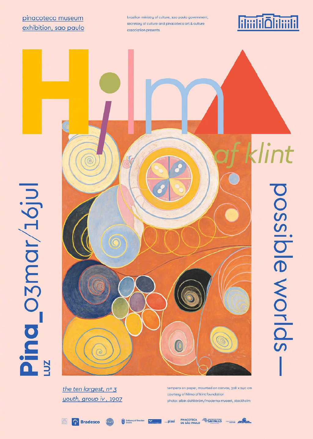 瑞典,设计师,Hilma,Klint,海报设计 . 瑞典设计师 Hilma af Klint的海报设计