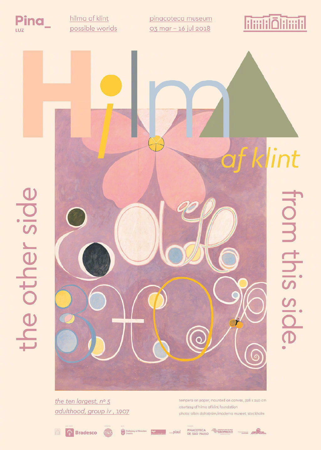 瑞典,设计师,Hilma,Klint,海报设计 . 瑞典设计师 Hilma af Klint的海报设计