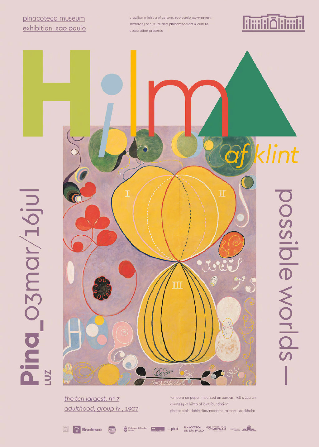 瑞典,设计师,Hilma,Klint,海报设计 . 瑞典设计师 Hilma af Klint的海报设计