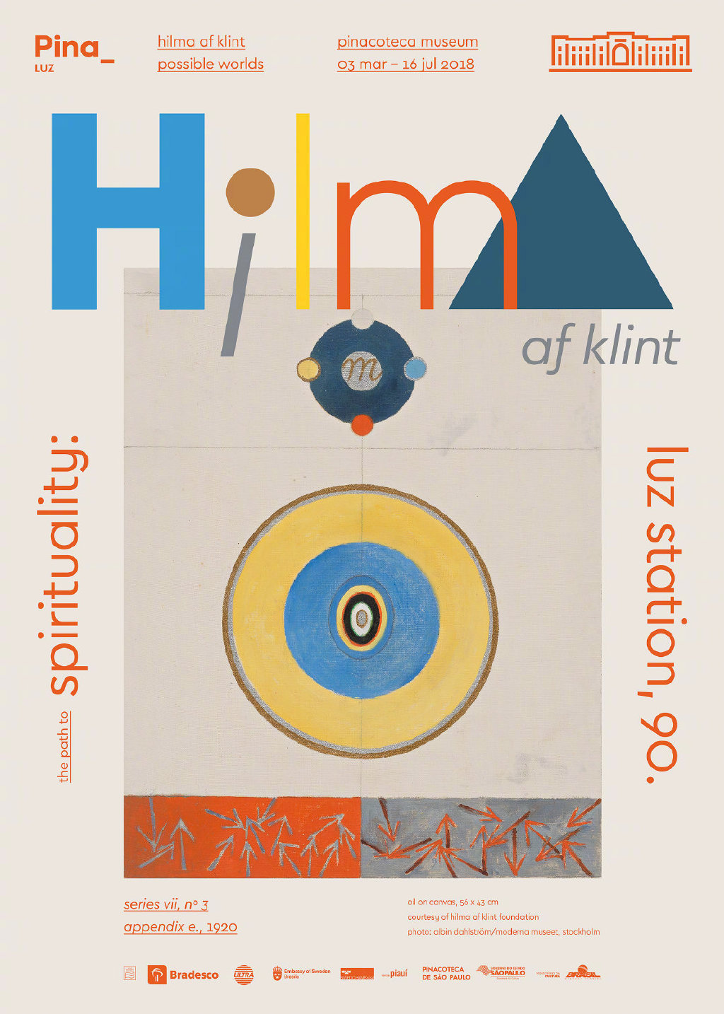 瑞典,设计师,Hilma,Klint,海报设计 . 瑞典设计师 Hilma af Klint的海报设计