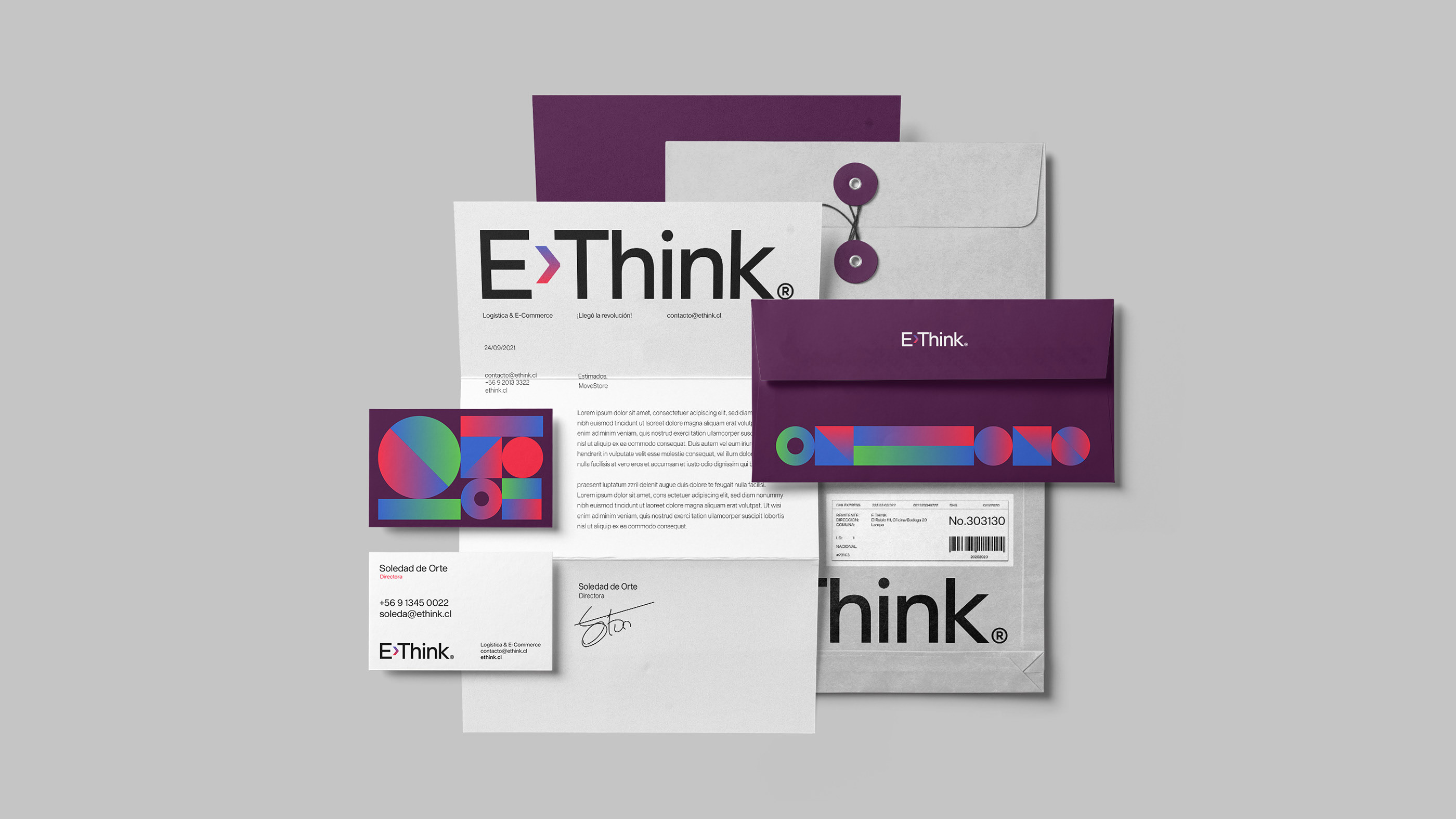 智利,E-Think,物流,品牌,视觉设计 . 智利E-Think物流品牌视觉设计