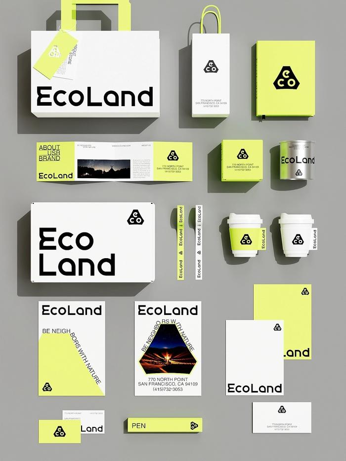 EcoLand,品牌,视觉,设计 . EcoLand品牌视觉VI设计