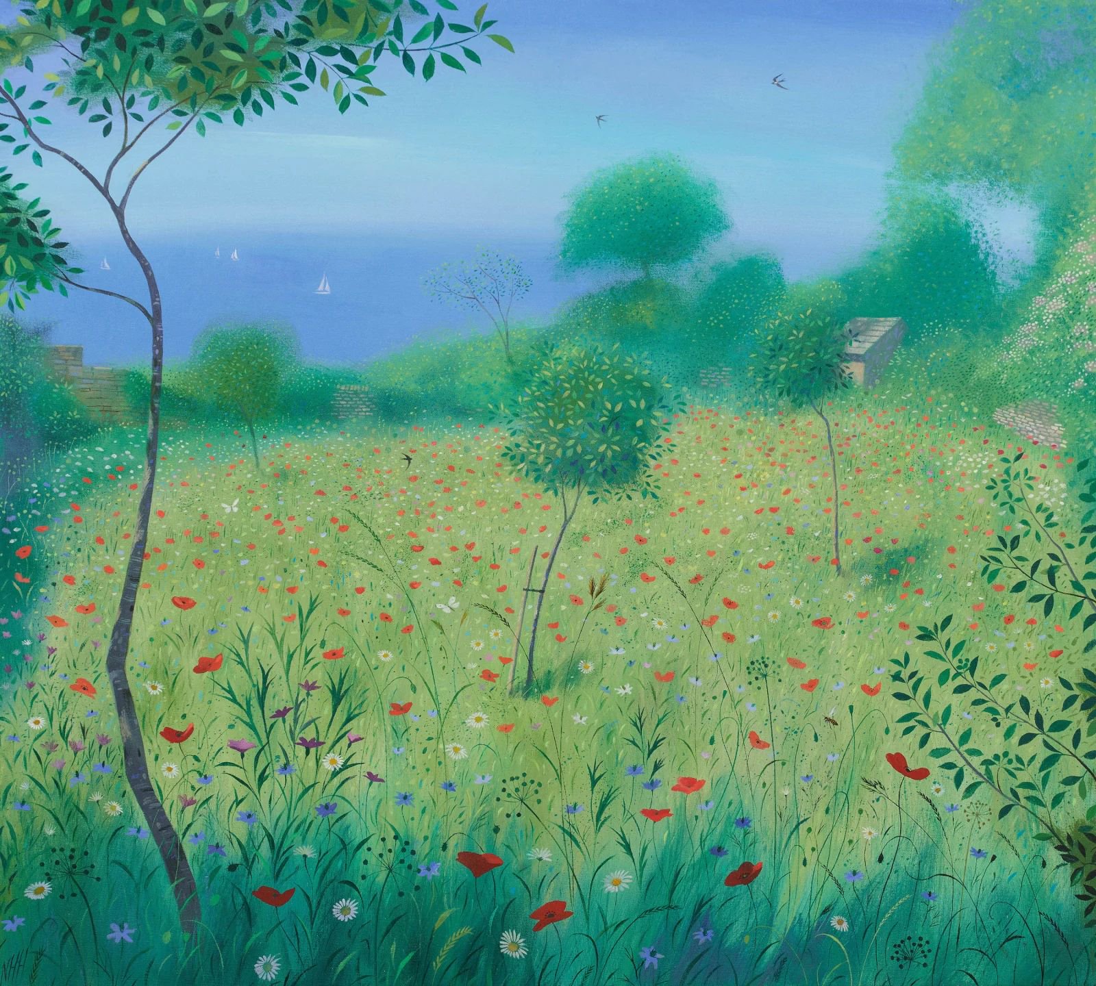 画家,Nicholas,Hely,Hutchinson,绘画 . 画家 Nicholas Hely Hutchinson 绘画作品