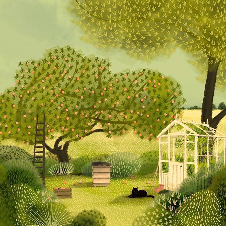 英格兰,画师,Jane,Newland,童话,森林,作品 . 英格兰插画师 Jane Newland 童话森林作品