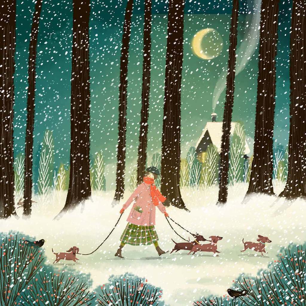 英格兰,画师,Jane,Newland,童话,森林,作品 . 英格兰插画师 Jane Newland 童话森林作品